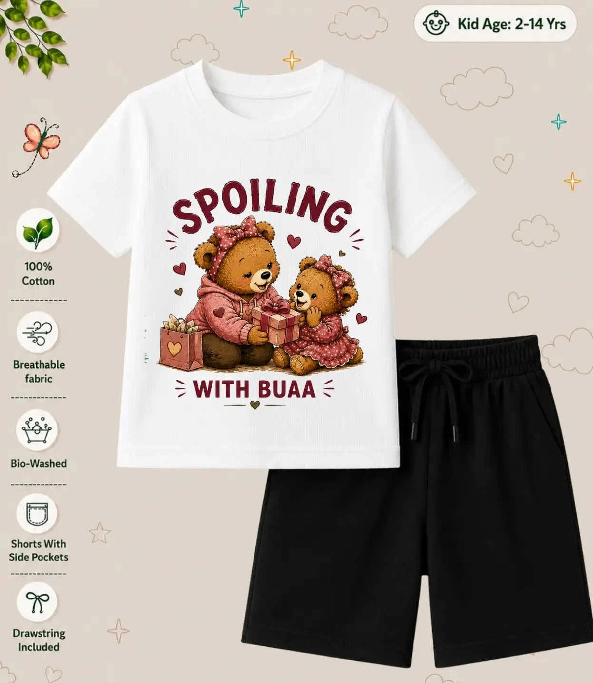 BUAA - FUFA Blessing Kid Co-ord Set Swiftsoul