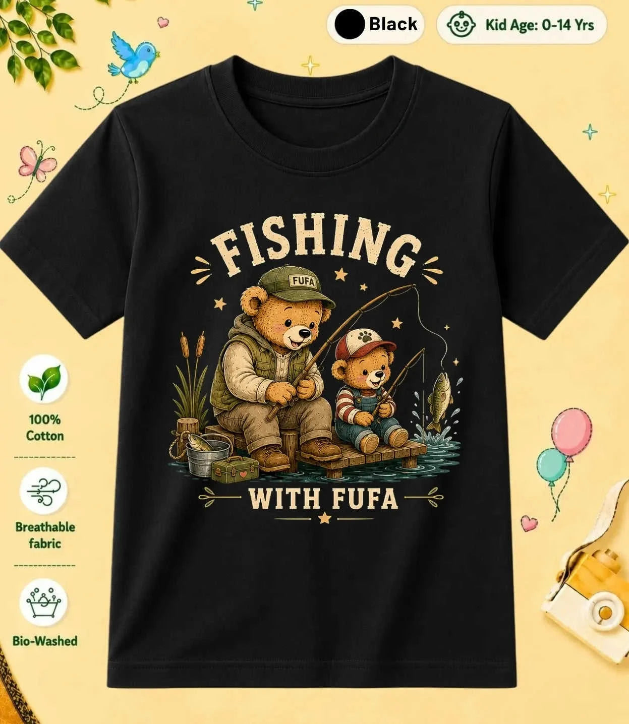 Buaa & Fufa's Precious One Kid Cotton Tee Swiftsoul