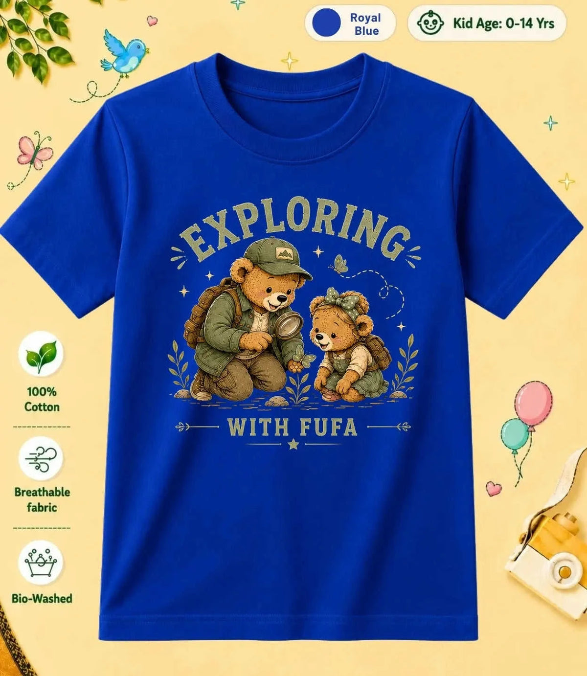 Buaa & Fufa's Precious One Kid Cotton Tee Swiftsoul
