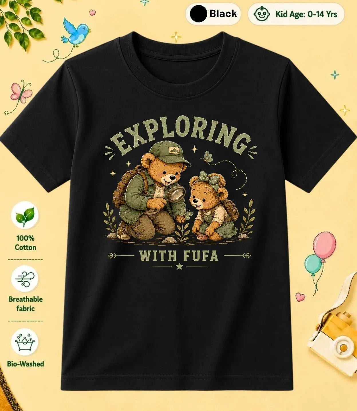 Buaa & Fufa's Precious One Kid Cotton Tee Swiftsoul