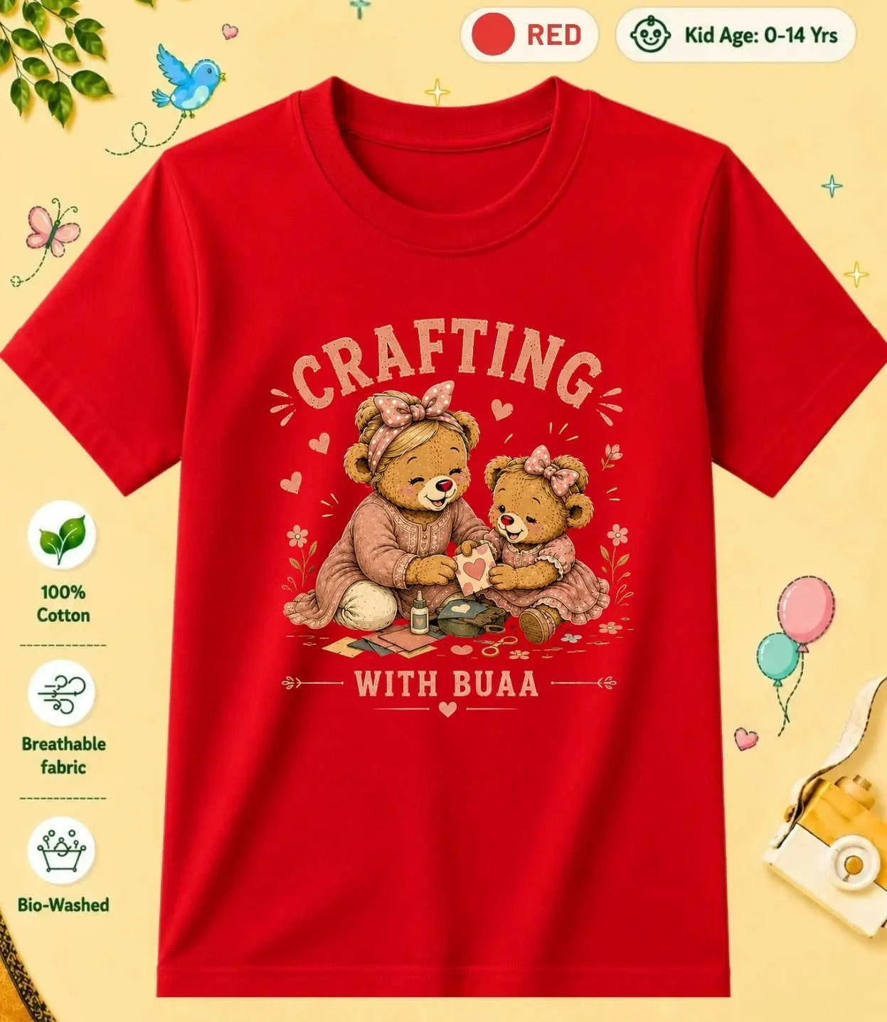 Buaa & Fufa's Precious One Kid Cotton Tee Swiftsoul