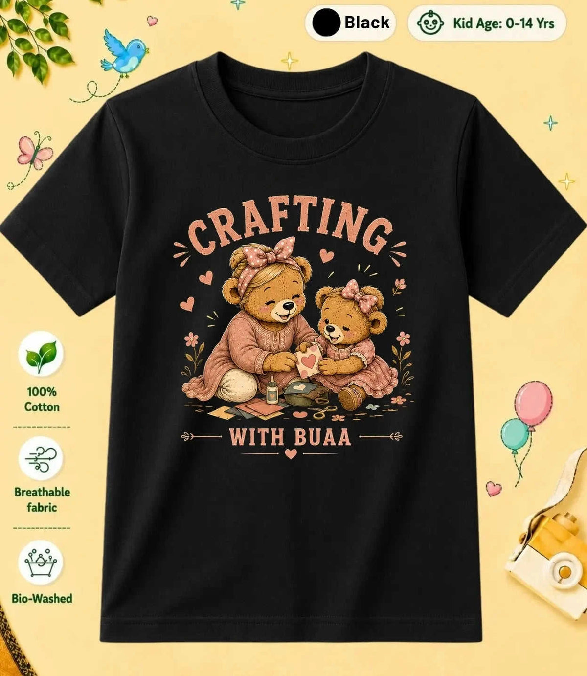 Buaa & Fufa's Precious One Kid Cotton Tee Swiftsoul