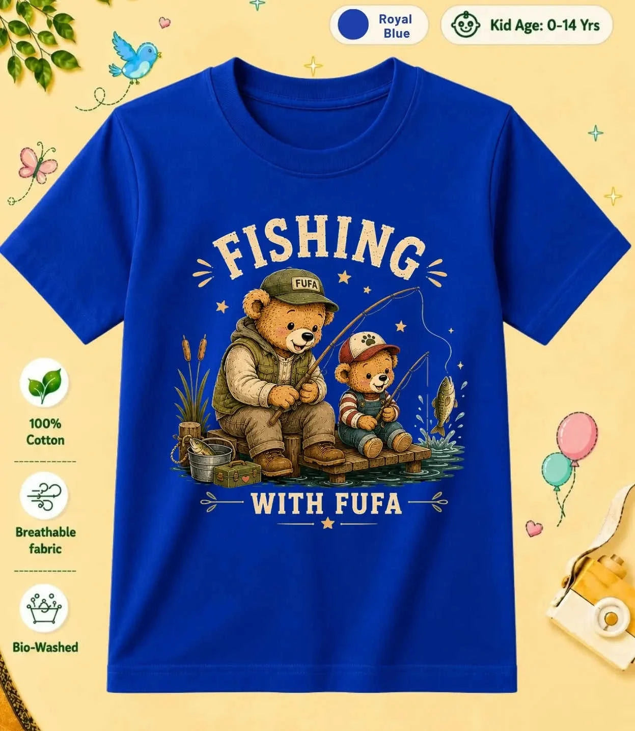 Buaa & Fufa's Precious One Kid Cotton Tee Swiftsoul