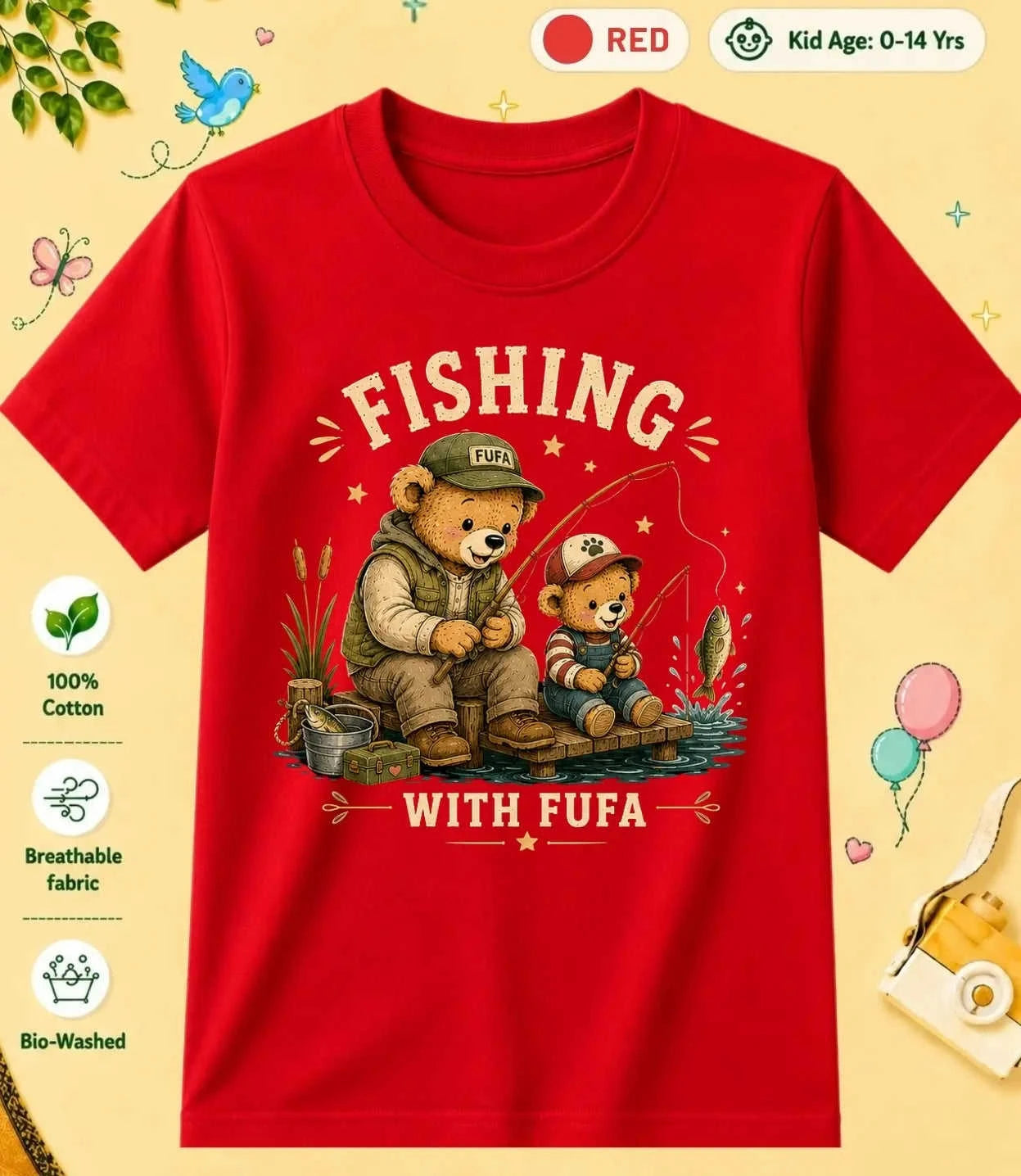 Buaa & Fufa's Precious One Kid Cotton Tee Swiftsoul
