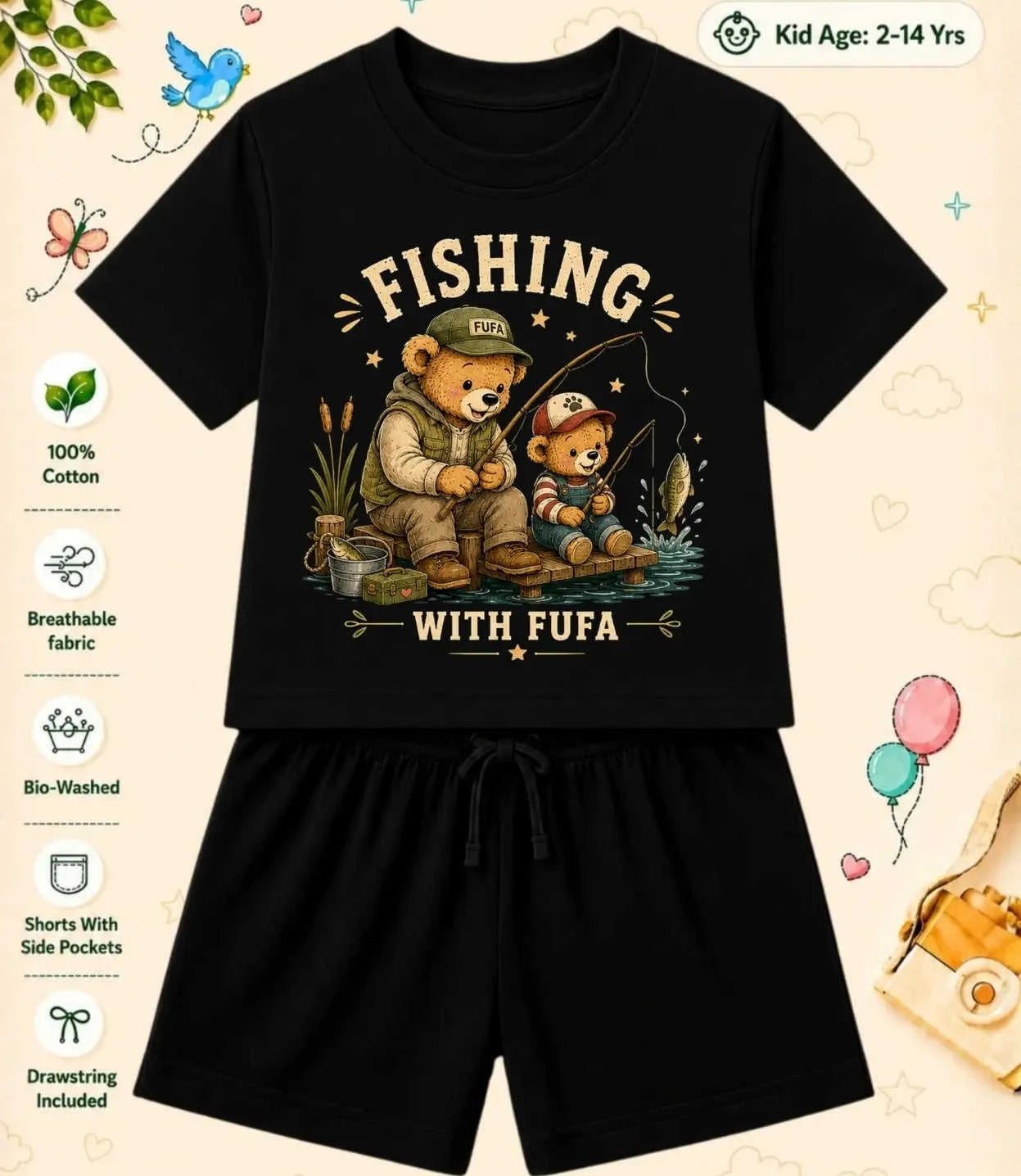 BUAA - FUFA Treasure Kid  Co-ord Set Swiftsoul