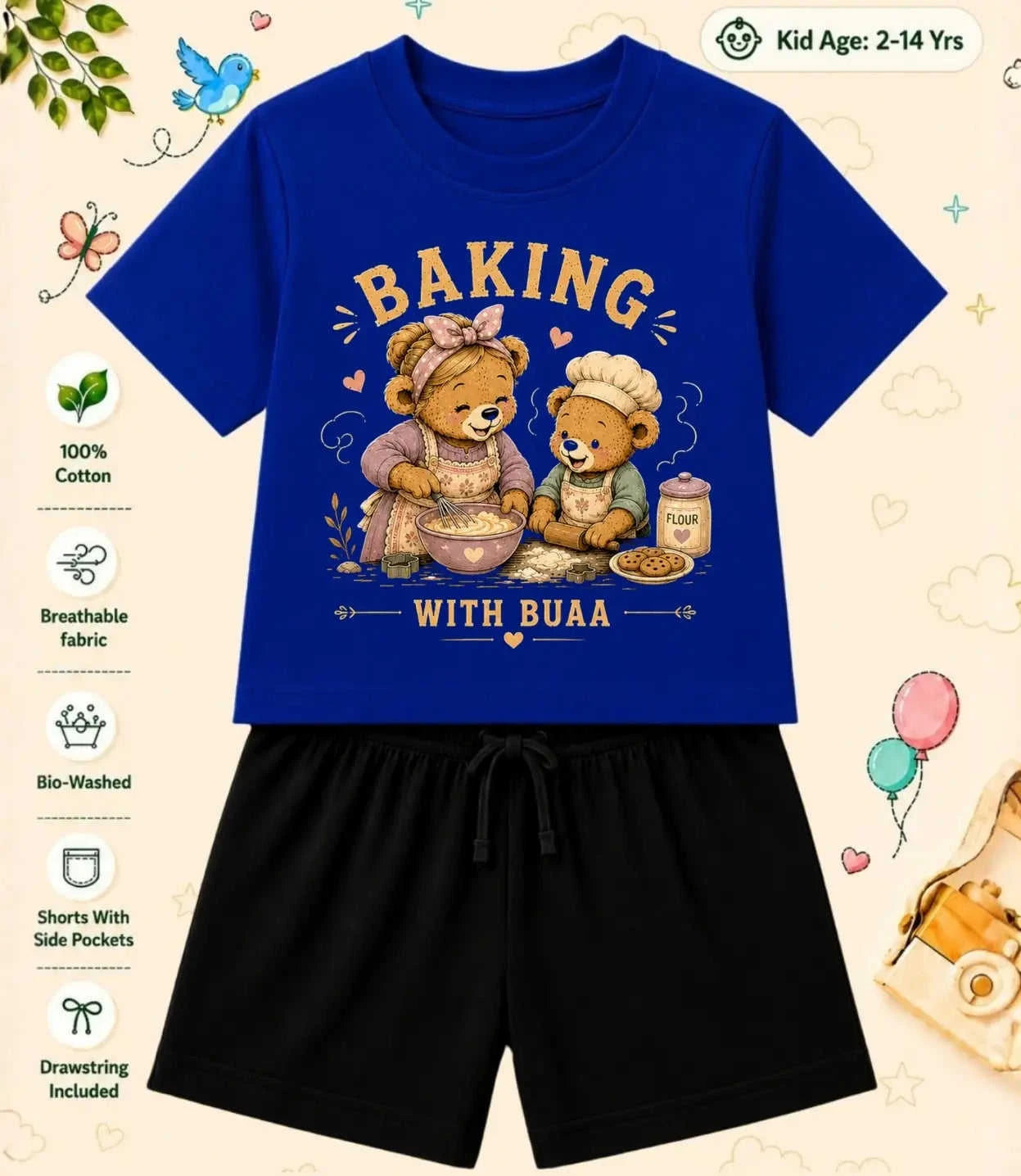 BUAA - FUFA Treasure Kid  Co-ord Set Swiftsoul