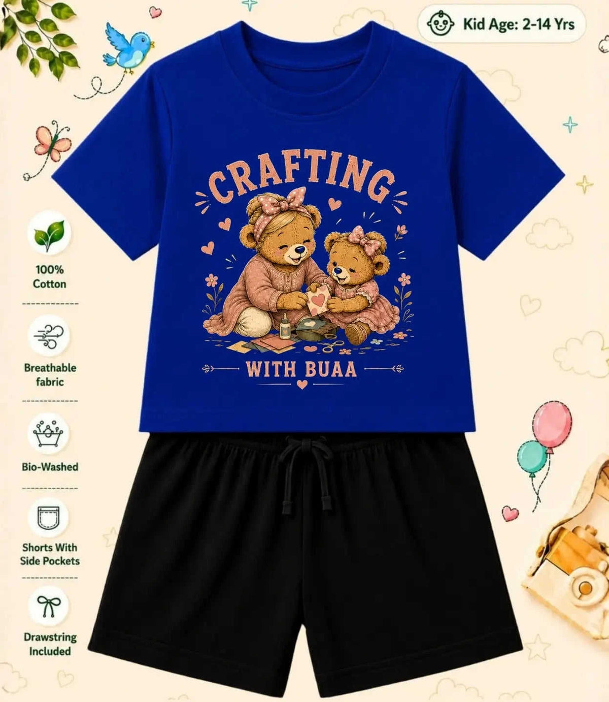 BUAA - FUFA Treasure Kid  Co-ord Set Swiftsoul