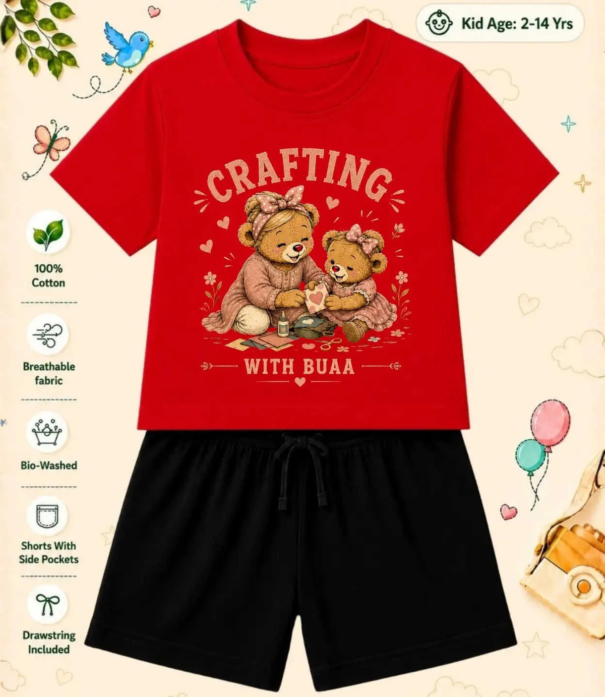 BUAA - FUFA Treasure Kid  Co-ord Set Swiftsoul