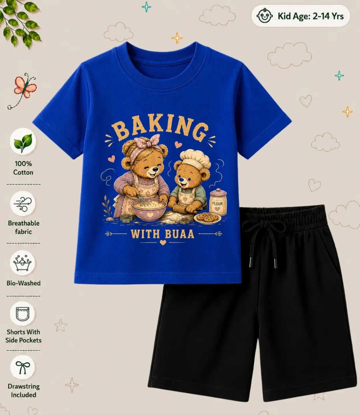 BUAA - FUFA Treasure Kid  Co-ord Set Swiftsoul