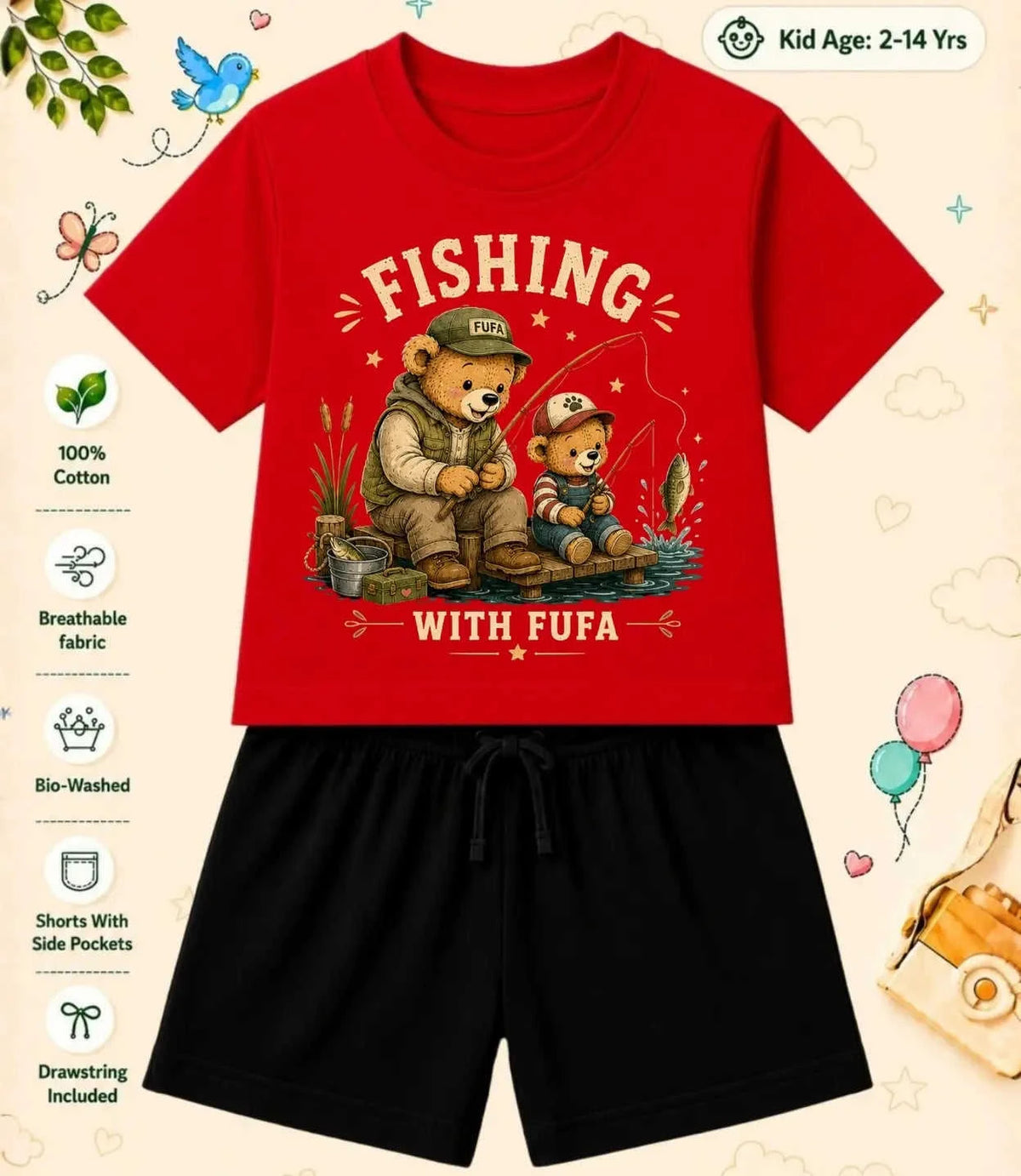 BUAA - FUFA Treasure Kid  Co-ord Set Swiftsoul