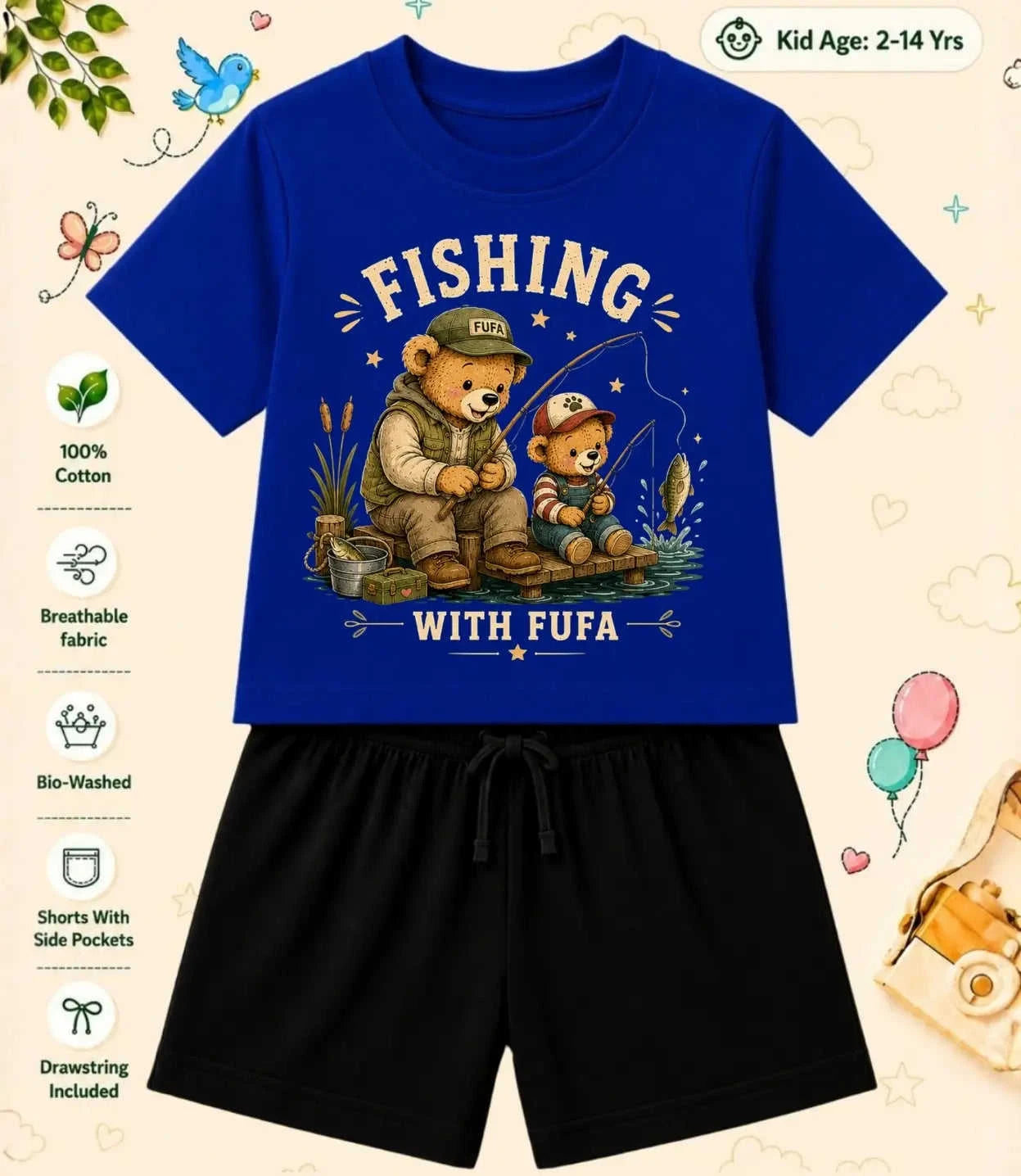 BUAA - FUFA Treasure Kid  Co-ord Set Swiftsoul