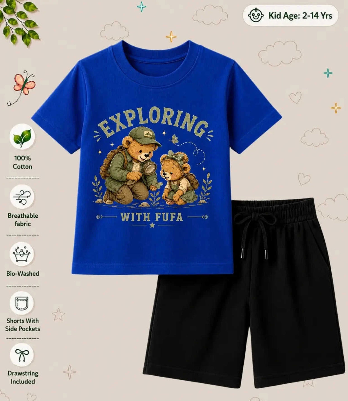 BUAA - FUFA Treasure Kid  Co-ord Set Swiftsoul