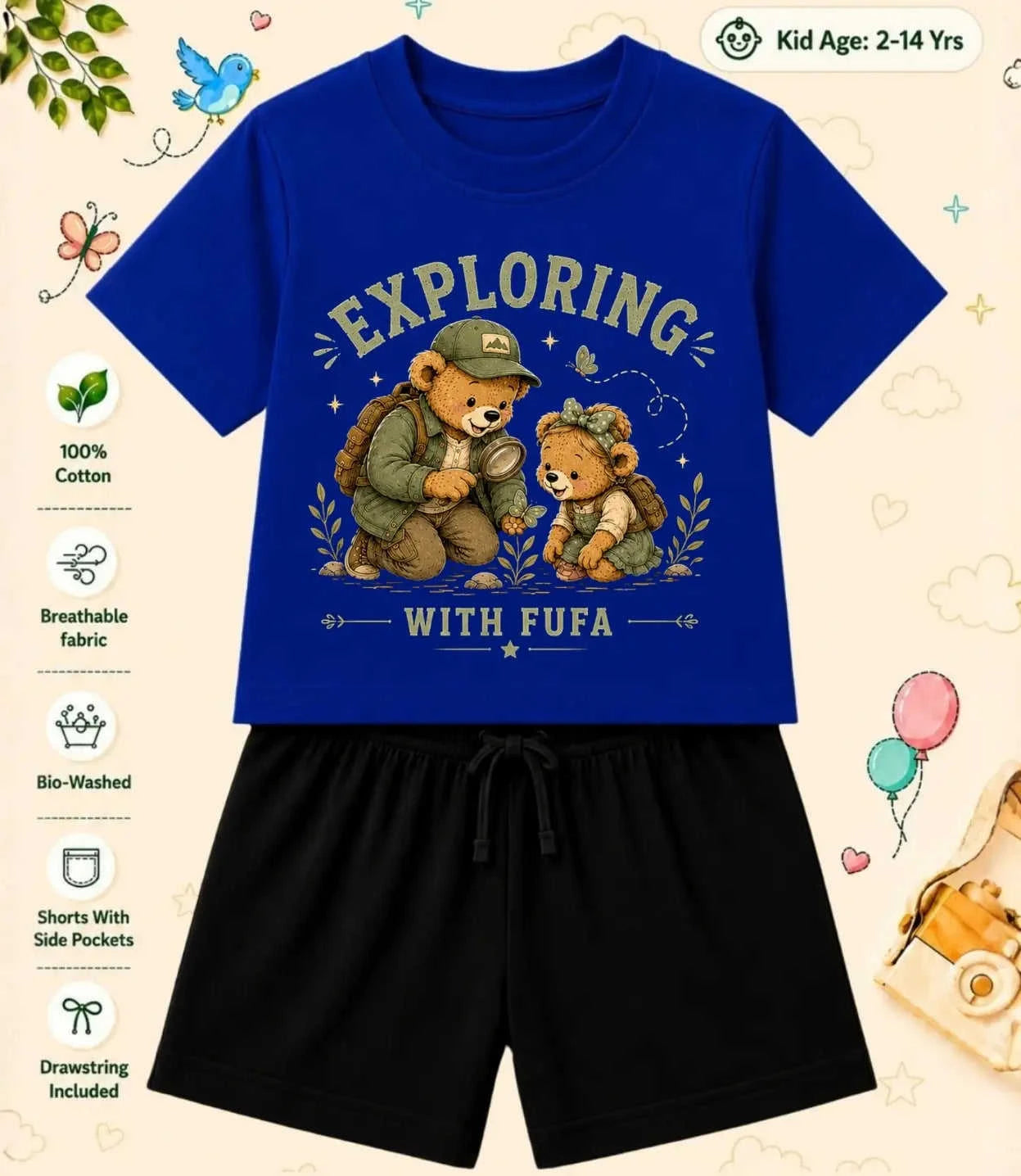 BUAA - FUFA Treasure Kid  Co-ord Set Swiftsoul