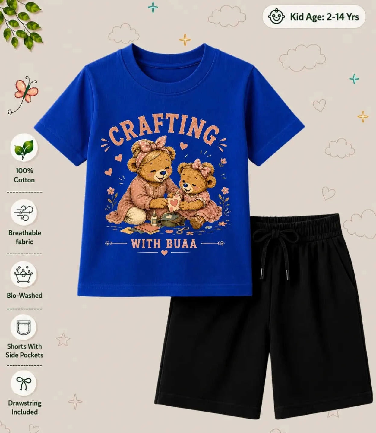 BUAA - FUFA Treasure Kid  Co-ord Set Swiftsoul