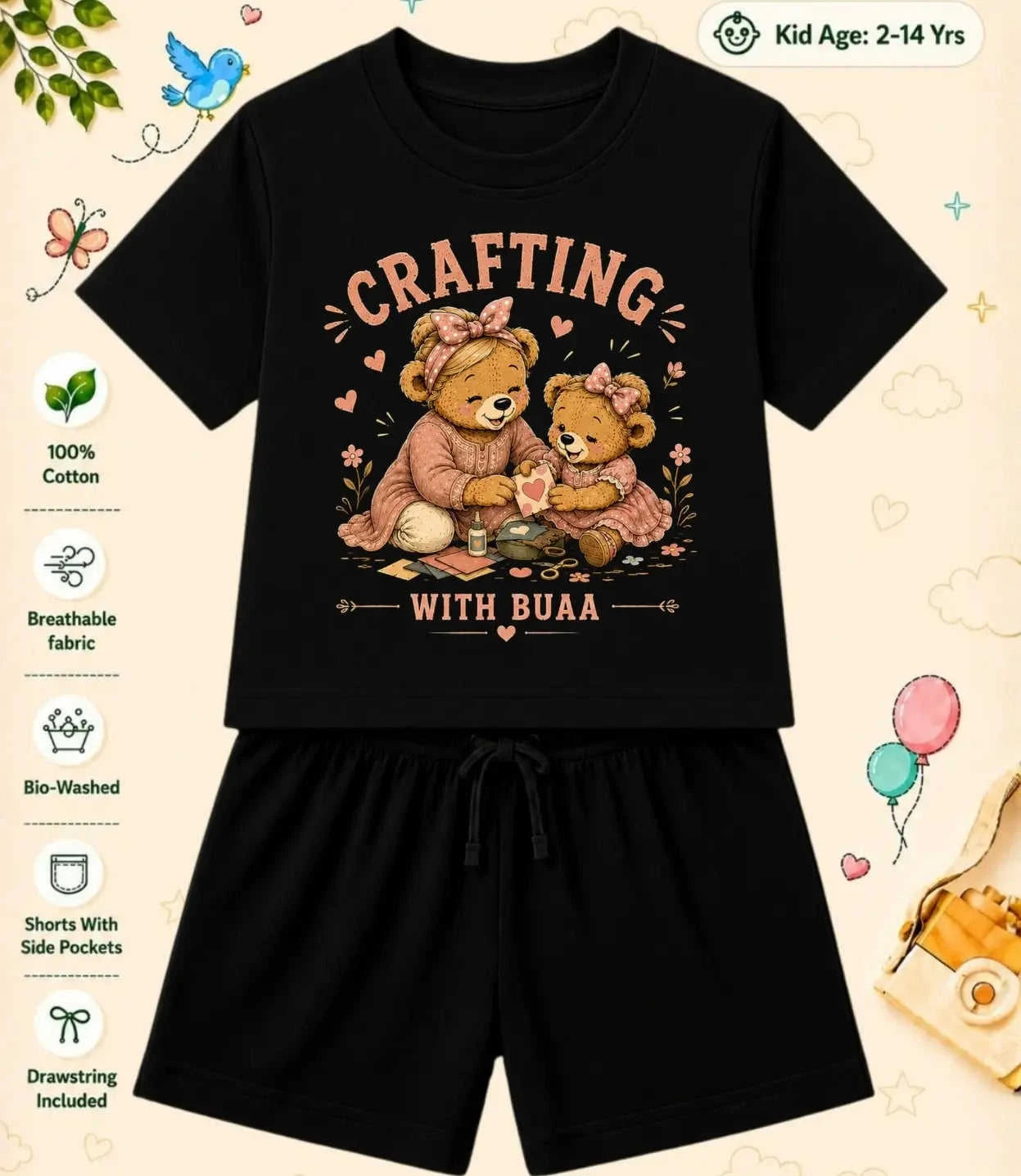 BUAA - FUFA Treasure Kid  Co-ord Set Swiftsoul