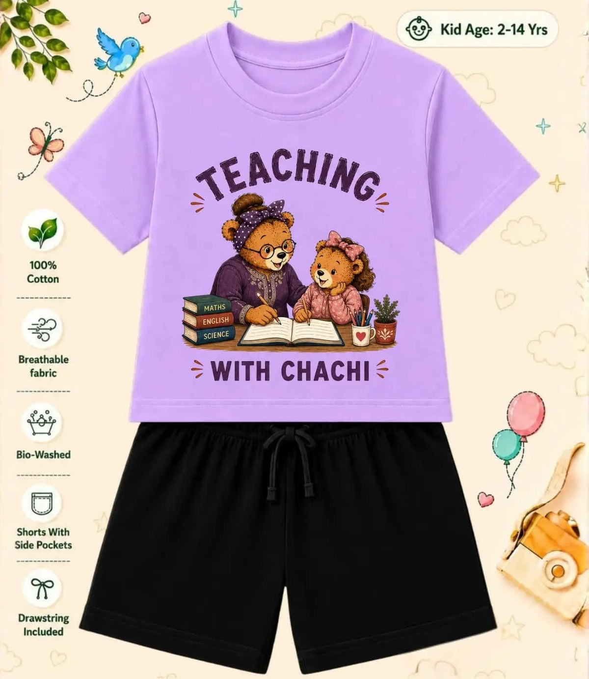 CHACHU - CHACHI Blessing Kid Co-ord Set Swiftsoul