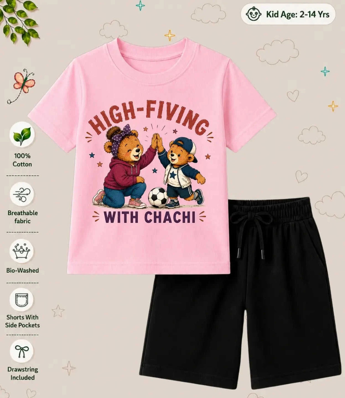 CHACHU - CHACHI Blessing Kid Co-ord Set Swiftsoul