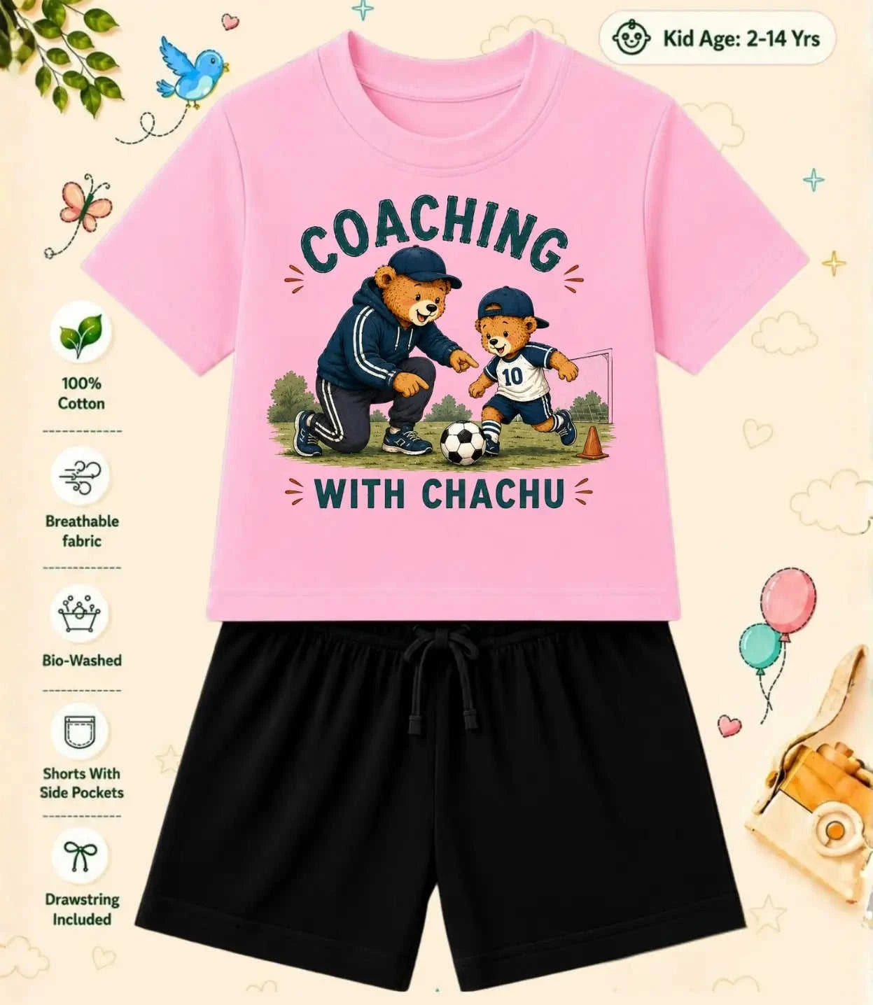CHACHU - CHACHI Blessing Kid Co-ord Set Swiftsoul