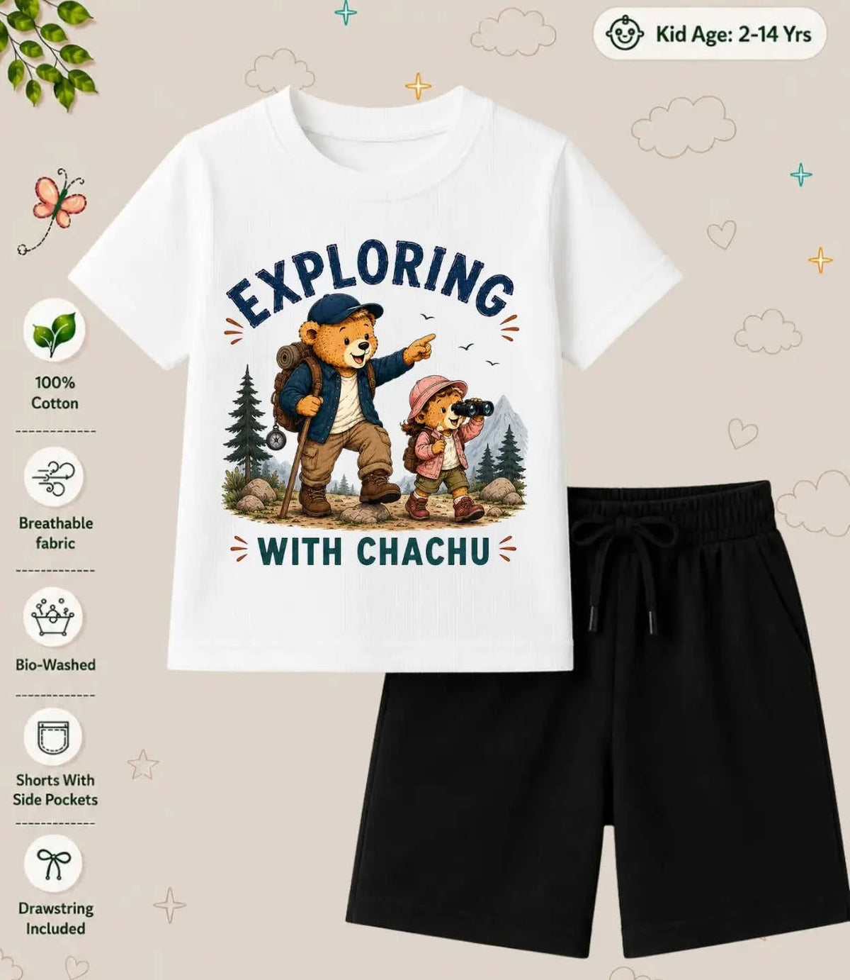 CHACHU - CHACHI Blessing Kid Co-ord Set Swiftsoul