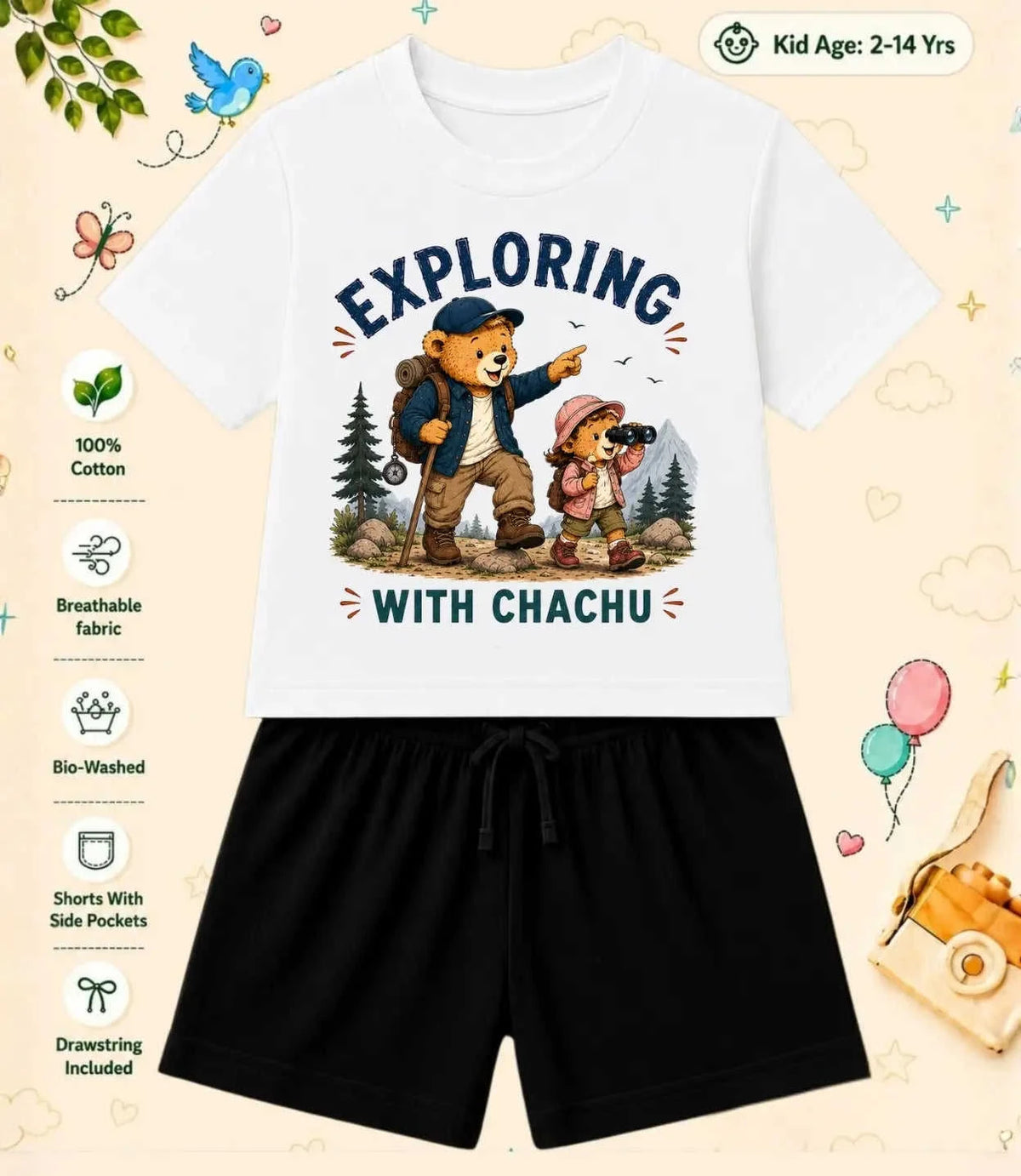 CHACHU - CHACHI Blessing Kid Co-ord Set Swiftsoul