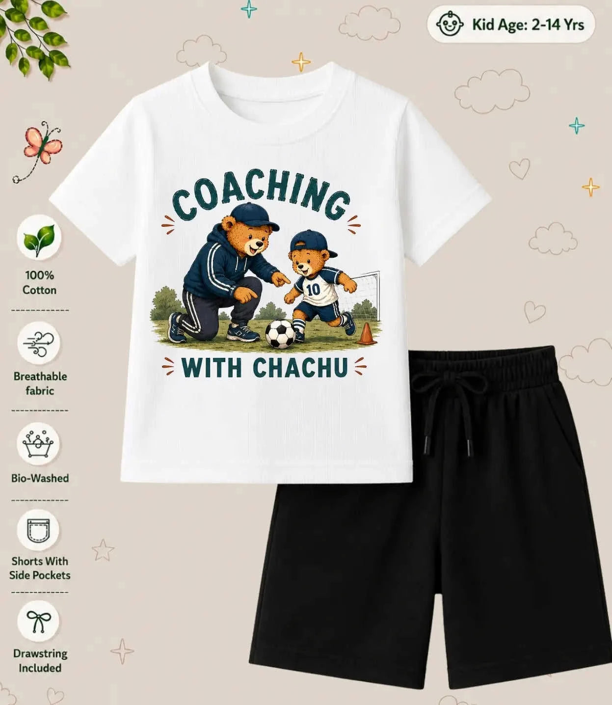 CHACHU - CHACHI Blessing Kid Co-ord Set Swiftsoul