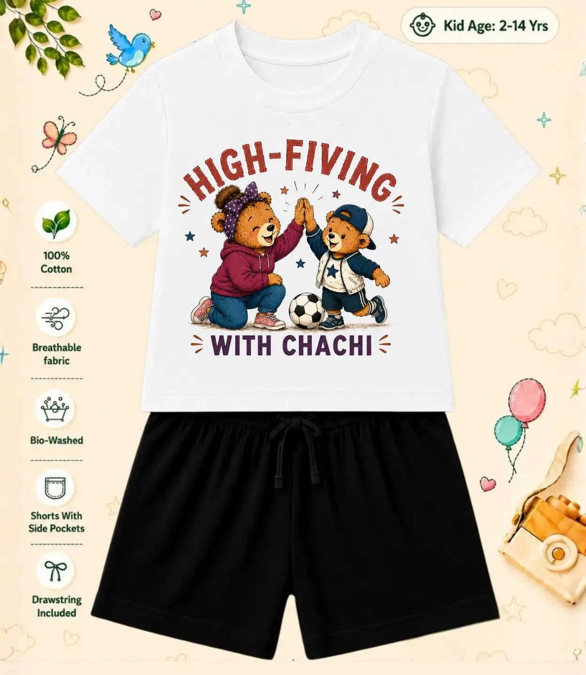CHACHU - CHACHI Blessing Kid Co-ord Set Swiftsoul