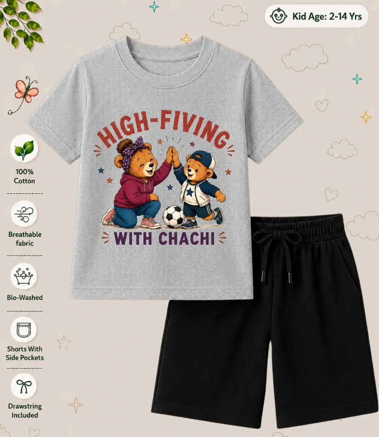 CHACHU - CHACHI Blessing Kid Co-ord Set Swiftsoul
