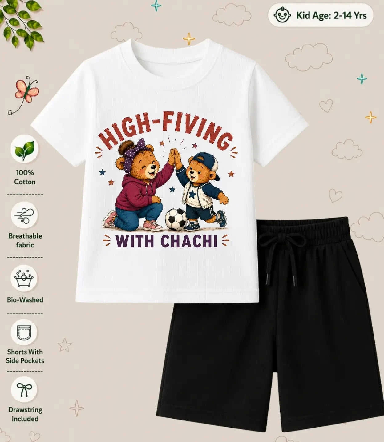 CHACHU - CHACHI Blessing Kid Co-ord Set Swiftsoul