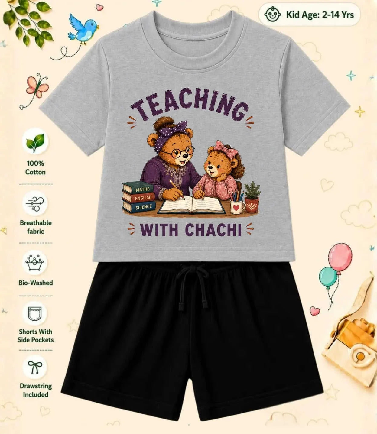 CHACHU - CHACHI Blessing Kid Co-ord Set Swiftsoul