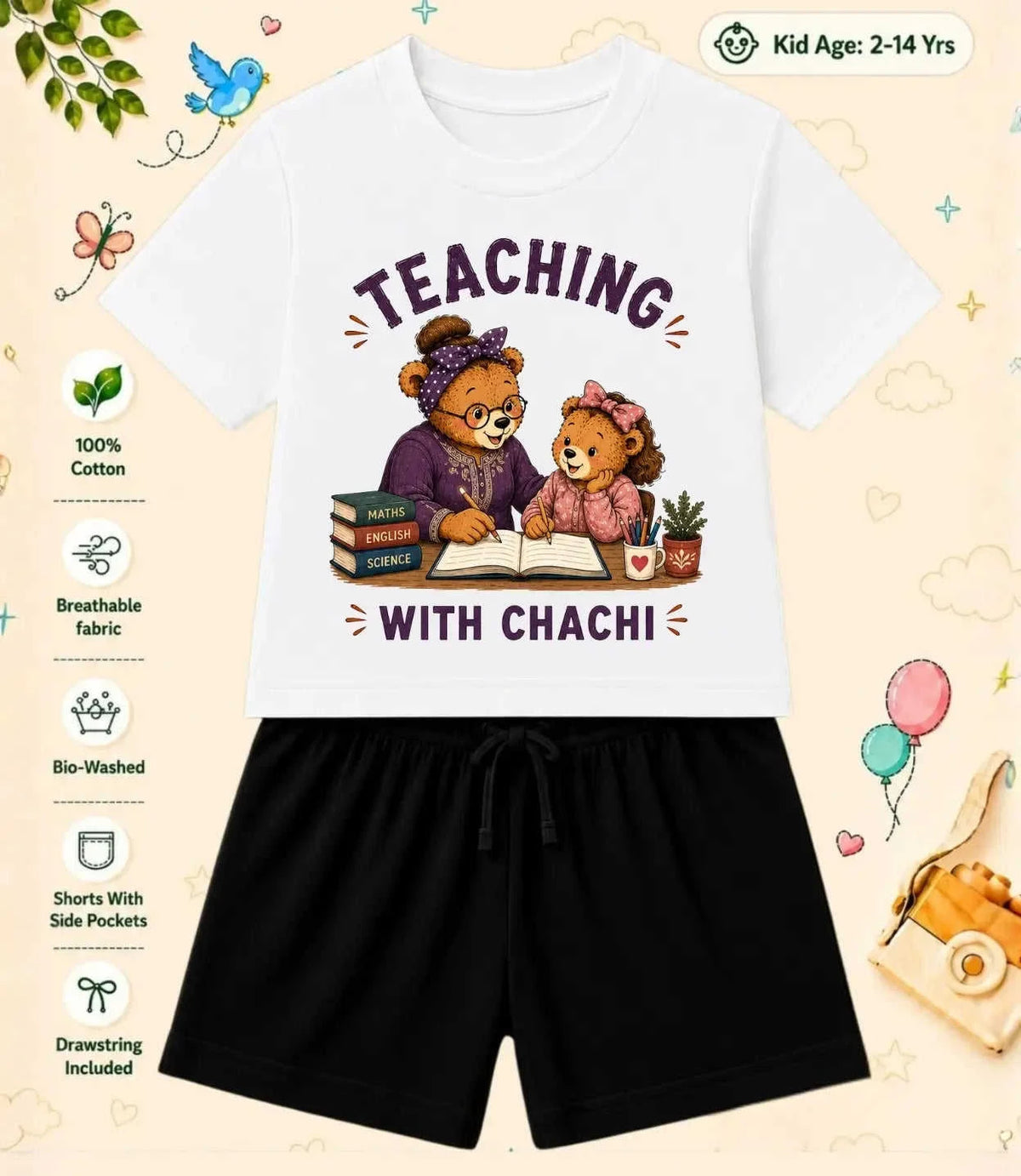 CHACHU - CHACHI Blessing Kid Co-ord Set Swiftsoul