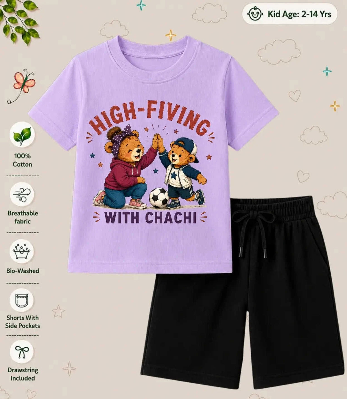 CHACHU - CHACHI Blessing Kid Co-ord Set Swiftsoul