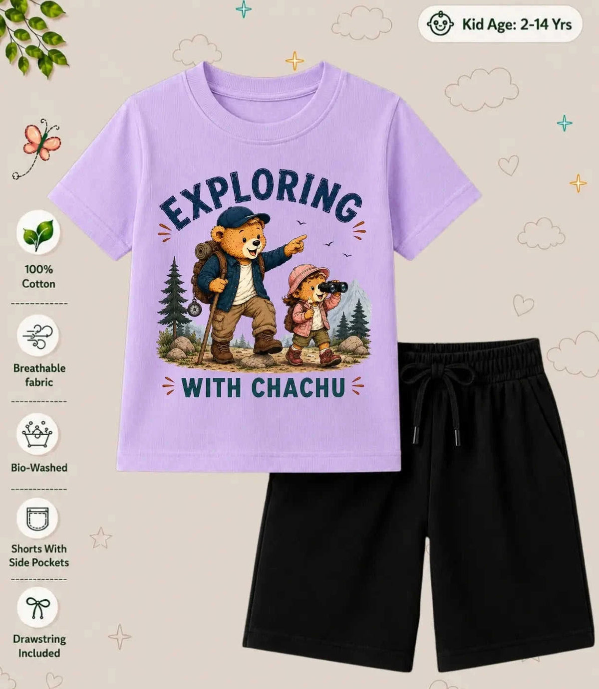 CHACHU - CHACHI Blessing Kid Co-ord Set Swiftsoul