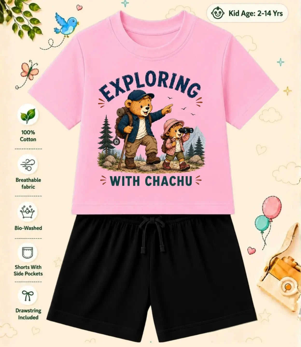 CHACHU - CHACHI Blessing Kid Co-ord Set Swiftsoul