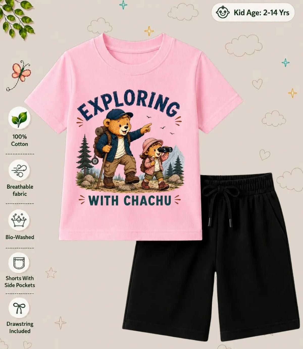 CHACHU - CHACHI Blessing Kid Co-ord Set Swiftsoul