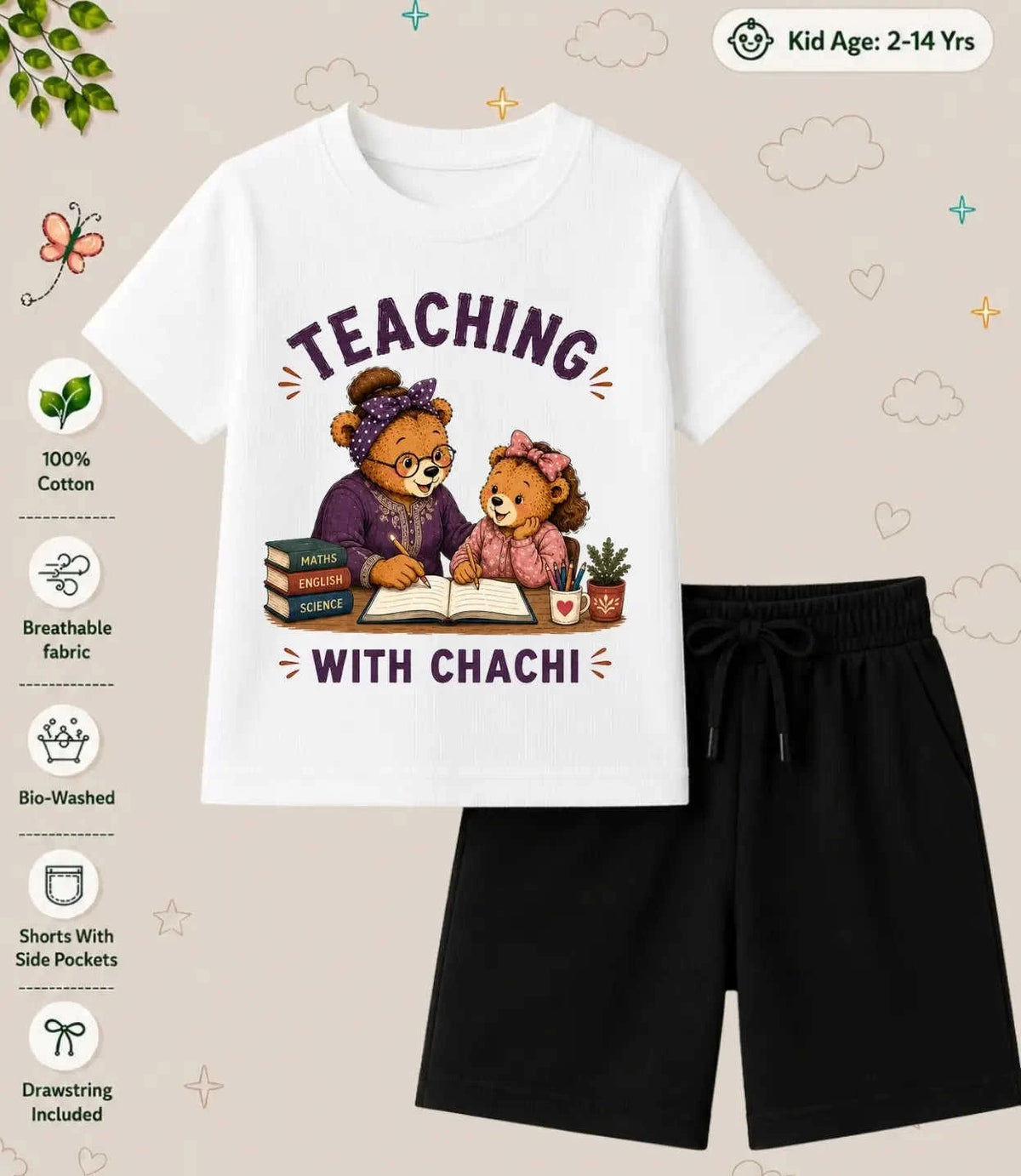 CHACHU - CHACHI Blessing Kid Co-ord Set Swiftsoul