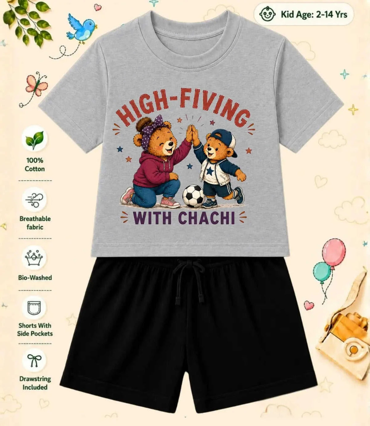 CHACHU - CHACHI Blessing Kid Co-ord Set Swiftsoul