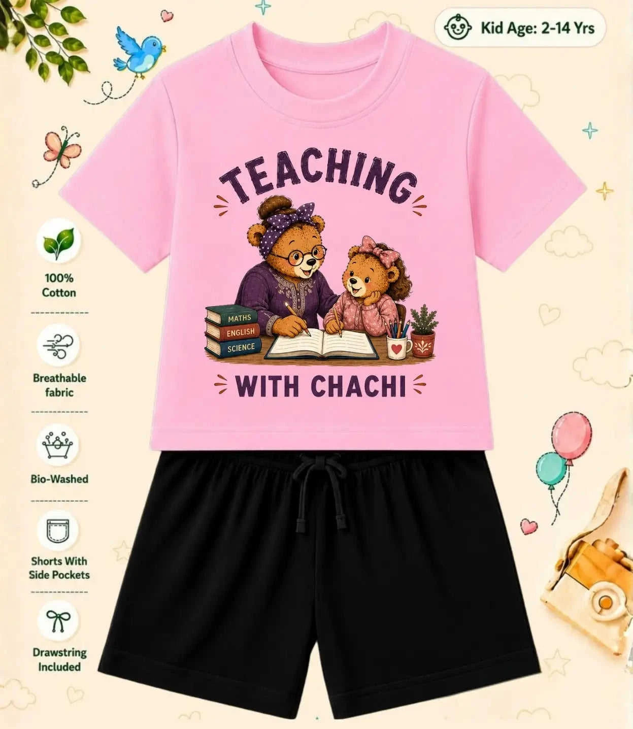 CHACHU - CHACHI Blessing Kid Co-ord Set Swiftsoul