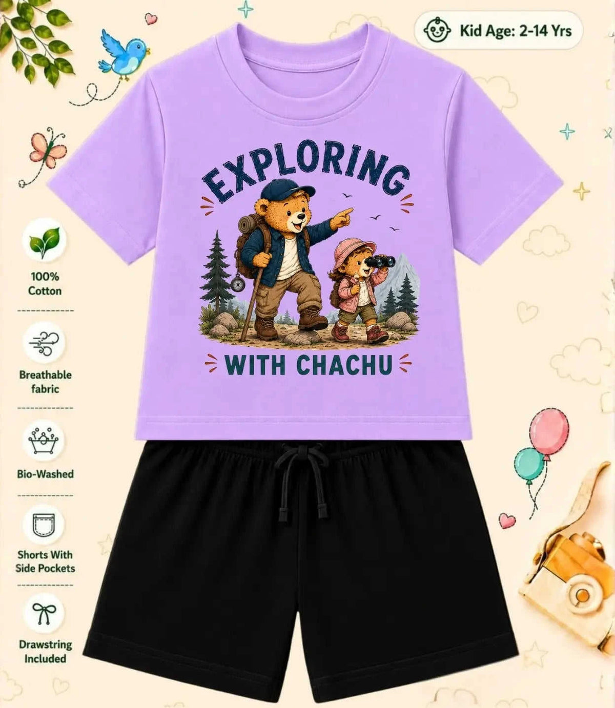 CHACHU - CHACHI Blessing Kid Co-ord Set Swiftsoul