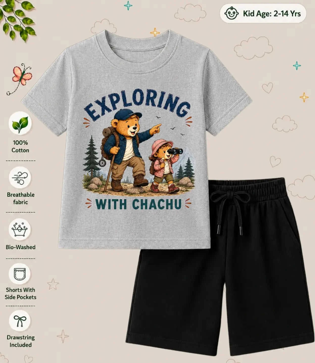 CHACHU - CHACHI Blessing Kid Co-ord Set Swiftsoul