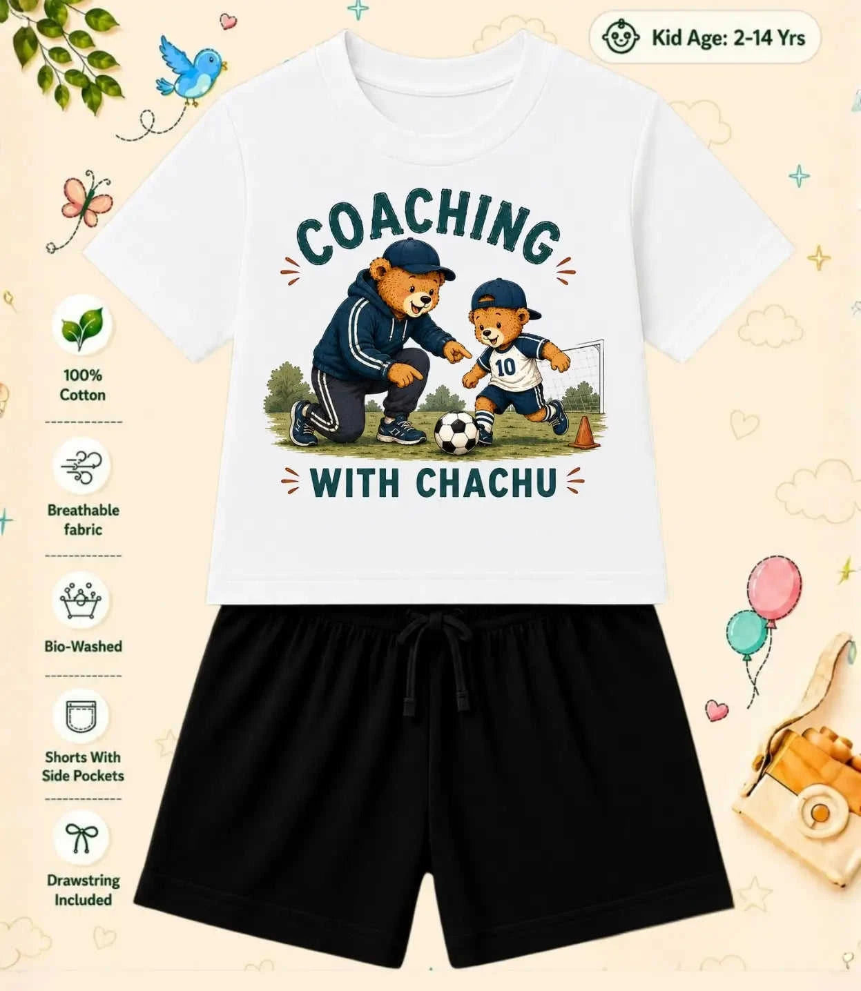 CHACHU - CHACHI Blessing Kid Co-ord Set Swiftsoul