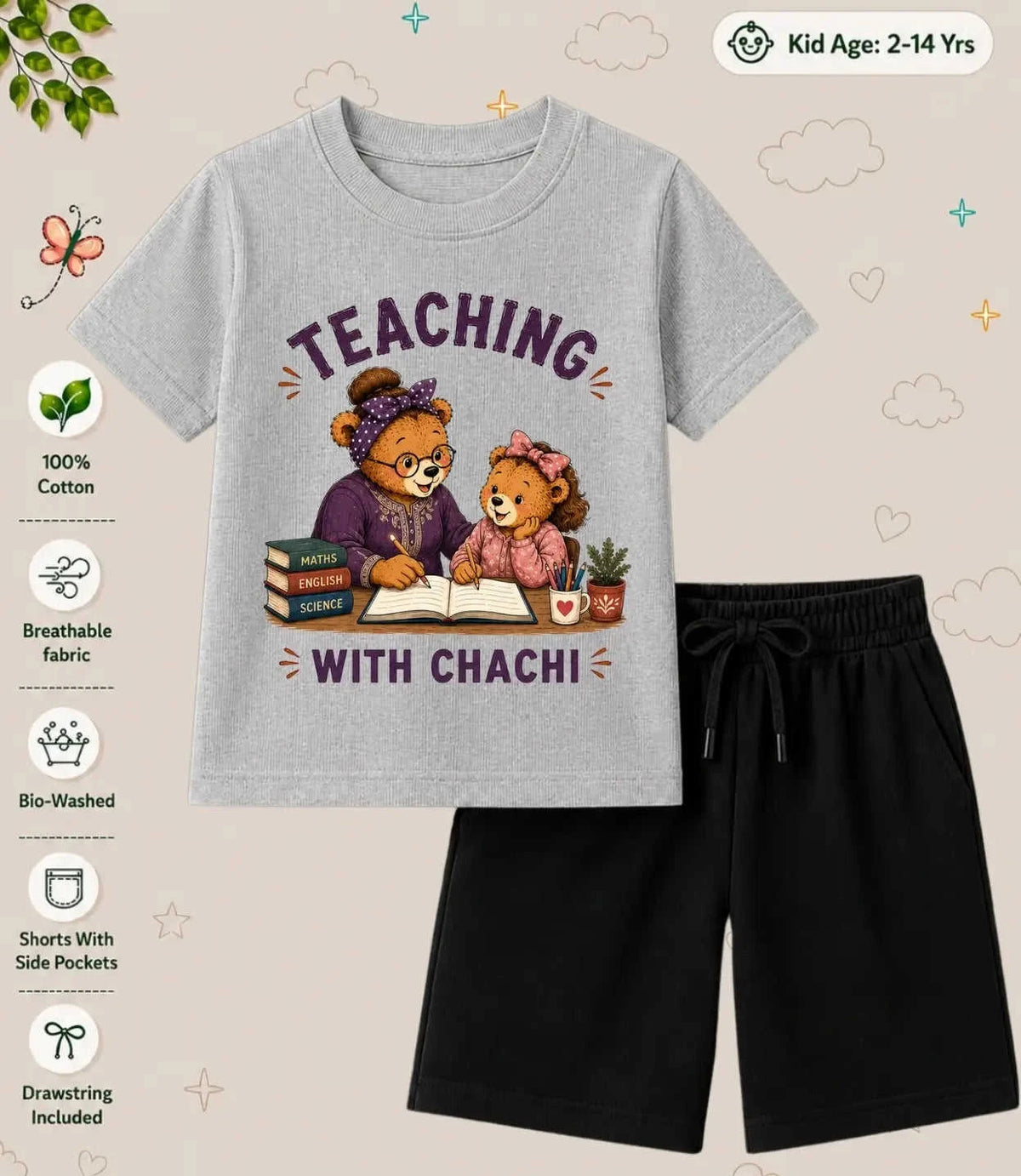 CHACHU - CHACHI Blessing Kid Co-ord Set Swiftsoul
