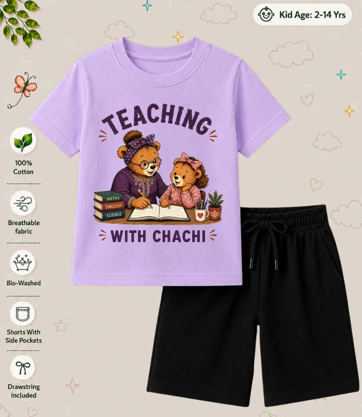 CHACHU - CHACHI Blessing Kid Co-ord Set Swiftsoul