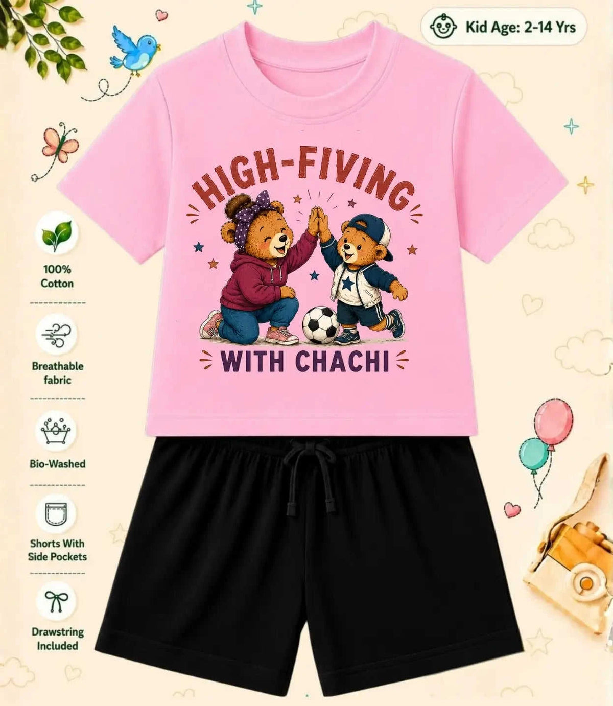 CHACHU - CHACHI Blessing Kid Co-ord Set Swiftsoul