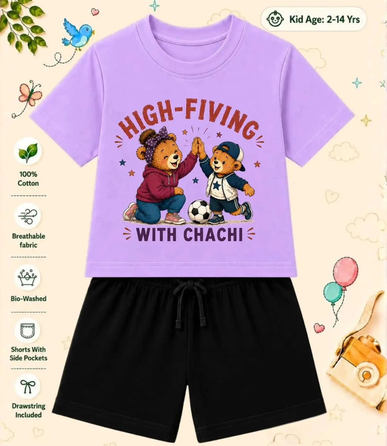 CHACHU - CHACHI Blessing Kid Co-ord Set Swiftsoul