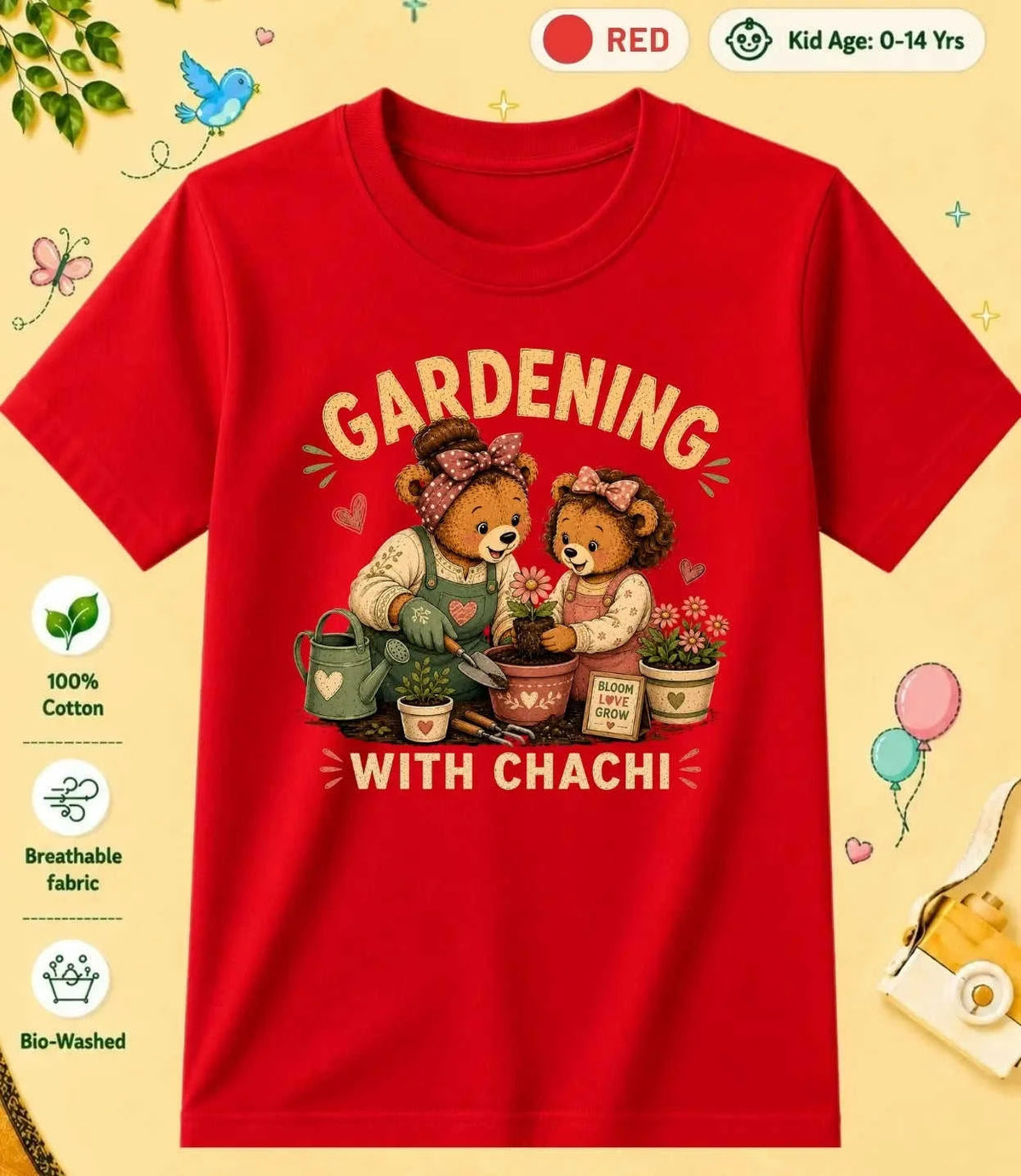 CHACHU & CHACHI Blessing Kid Cotton Tee Swiftsoul