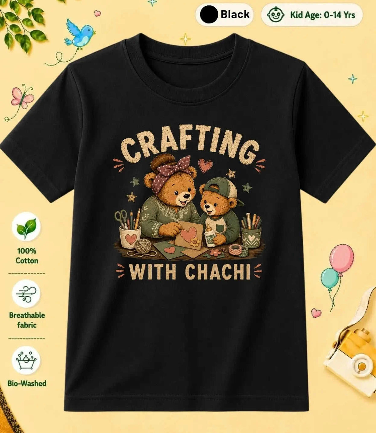 CHACHU & CHACHI Blessing Kid Cotton Tee Swiftsoul