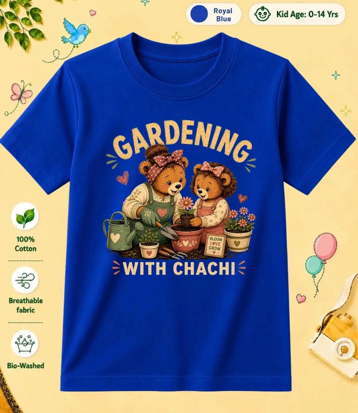 CHACHU & CHACHI Blessing Kid Cotton Tee Swiftsoul