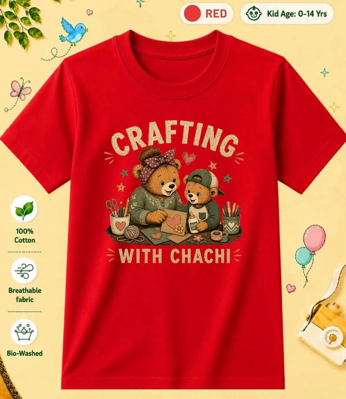 CHACHU & CHACHI Blessing Kid Cotton Tee Swiftsoul