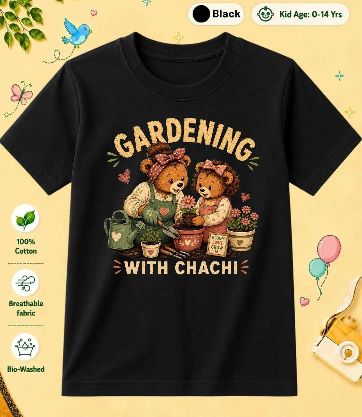CHACHU & CHACHI Blessing Kid Cotton Tee Swiftsoul
