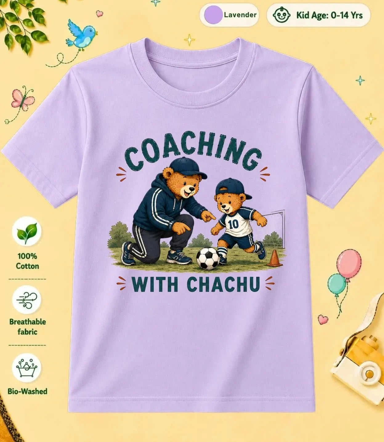 CHACHU & CHACHI Blessing  kids Cotton Tee Swiftsoul